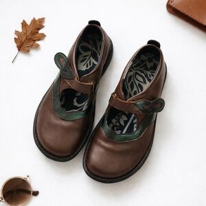 P.W. MINOR MILAN LEATHER MARY JANE IN BRONZE